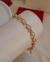 Pulseira elos champagne