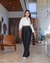 Camisa Oversized Linho - Branca