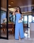 Vestido Uana viscolinho - Azul bebê
