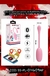 Bala vibradora con control via BLUETOOTH, funcion de ELECTROCHOQUE y 12 modos de vibracion