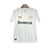 Camisa branca do Bayer 04 Leverkusen II Away Reserva 24/25 torcedor masculina, com detalhes em dourado, Barmenia