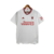 Camisa branca do Manchester United away reserva II 23/24, com detalhes em vermelho - team viewer