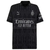 Camisa preta do AC Milan IV Edição especial 2024/2025 torcedor masculino, grafismo em cinza, fly emirates, catedral de milão, gótico