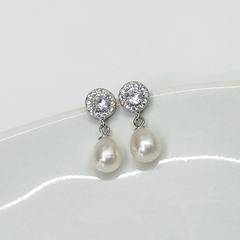 Aretes perlita .925 - comprar en línea
