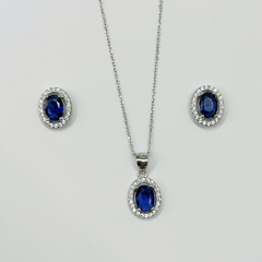 Conjunto ovalo .925 - N&N