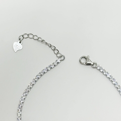 Pulsera Tennis Blanca .925 - N&N