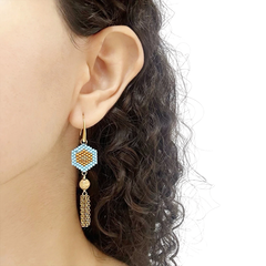 Aretes jaspe - comprar en línea