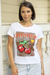 Remera Cherry print c/strass - tienda online