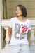 Remera rock lengua c/strass - comprar online