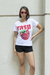 Remera frambuesa con strass - Laline
