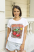 Remera Cherry print c/strass - Laline