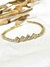 Pulseira riviera com flor cravejada