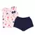 Conjunto Bebê Blusinha MC e Shorts Florzinha Salmão