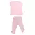 Imagem do Pijama Bebê Menina Blusa Coração e Calça Estampada Rosa