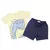 Conjunto Bebê Menino Camiseta Amarela Dino e Bermuda - loja online