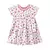Vestido Bebê Malha Estampa de Tartaruga Rosa - LabKids - Roupas Bebê e Infantil
