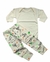 Conjunto Bebê Menino Body Manga Longa e Calça Estampada
