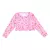 Conjunto Praia Infantil Menina Cropped Manga Longa Estampa Sorvete - comprar online