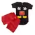 Imagem do Conjunto Bebê Menino Fantasia Mickey Body e Shorts