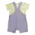 Conjunto Bebê Menino Jardineira Dog Mescla e Camiseta Lisa - LabKids - Roupas Bebê e Infantil