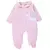 Macacão Bebê Menina Longo Bebê bordado Unicórnio Rosa