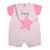 Macacão Bebê Menina Curto Bolsa Estrela Rosa - LabKids - Roupas Bebê e Infantil