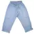 Calça Jeans Infantil Menino Bolso Cargo e Barra Virada