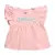 Conjunto Bebê Menina Blusinha Bordado Flor e Shorts Listra na internet