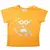Conjunto Bebê Camiseta Mostarda Caranguejo com Bermuda listra - LabKids - Roupas Bebê e Infantil