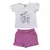 Imagem do Conjunto Bebê Menina Blusinha e Shorts Saia Rosa