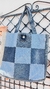 Bolsa Xadrez Jeans - comprar online