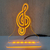 Luminária Música