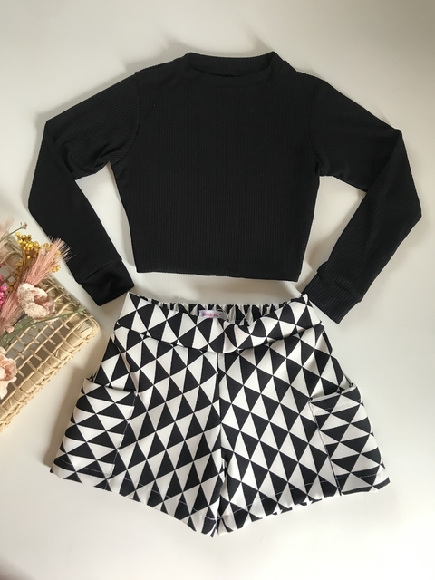 Conjunto Black wite.