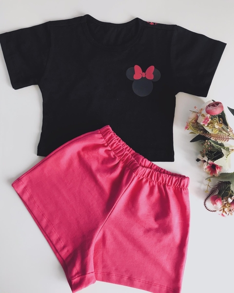 Conjunto Minnie (short pink).