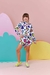 Conjunto Bomber coração. na internet