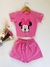Conjunto short saia Minnie.
