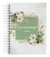 Agenda 2025 Personalizada Floral Verde Oliva