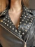 Campera de cuero con strass - comprar online