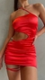 Vestido de Saten Red Cadenas