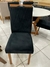 Conjunto Mesa de Jantar Redonda 4 Cadeiras Veludo Preto - comprar online