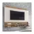 Painel para TV até 72 Polegadas 183 cm Sala Textura Ripado Córdoba MDP Flex 3D Off White Canelato