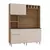 Cozinha Alice 6 Portas 1 Gaveta Carvalho Off White - comprar online