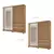 Guarda Roupa Solteiro Espelho 2 Portas 2 Gavetas Condor Atualle - comprar online