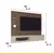 Painel para TV até 65 Polegadas 183 x 109 Cm Estoril Mocaccino Off White - ClickLar na internet
