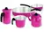 Conjunto para Café - Chá com Bule + Chaleira + Leiteira + Assadeira + Frigideira em Alumínio 5 Peças - comprar online