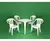 Conjunto De Mesa E 4 Cadeiras Poltronas Plástico Mor - comprar online