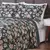 Kit Colcha Jasmim Casal Dupla Face Cobre Leito Estampado na internet