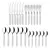 Faqueiro Tramontina Ipanema Inox 24 Pçs Serve Até 6 Pessoas - comprar online