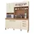 Armário de Cozinha Compacta 160cm com 6 Portas e 2 Gavetas Multimóveis CR20111 Canelato Rústico/Natura Off White - comprar online