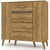 Cômoda Sapateira com 2 Portas e 4 Gavetas Liba Nature - comprar online